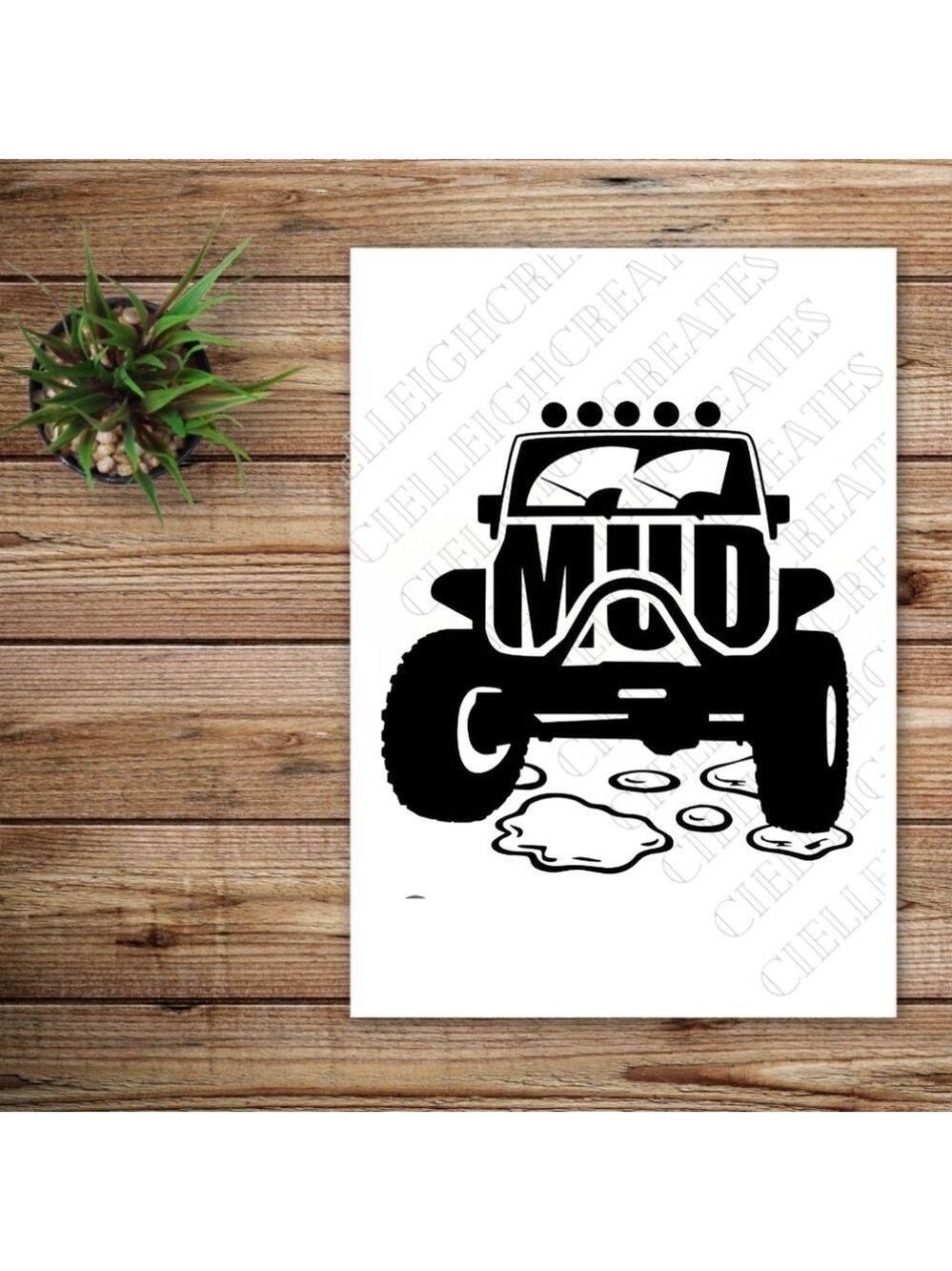 *2 for $20* Jeep Mud Vinyl Decal Sticker Handcrafted